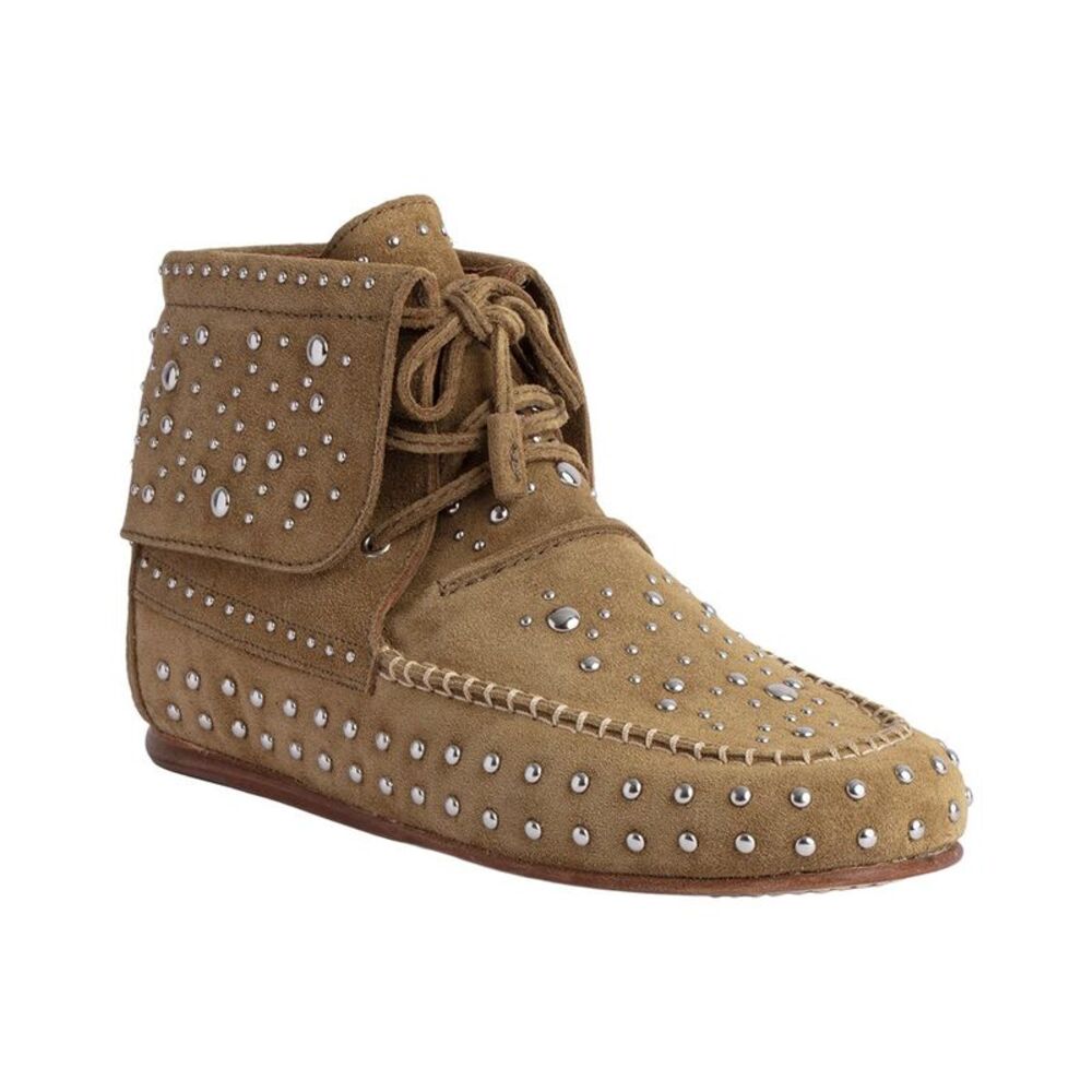 Zadig & Voltaire Santa Fe Dream Studs Suede Bootie, Brown